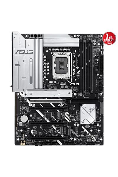 ASUS Prime Z890-P Wifi7 Atx 14 1 2 1 - Ddr5 7600 Dp HDMI Usb4 4X M2 Usb3.2 - Intel Lga1851 Chipset