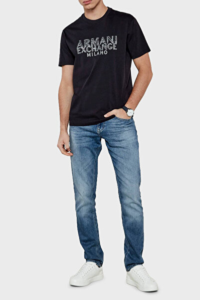 Armani Exchange Armani Exchage - Ανδρικό T-Shirt XM με λεπτομέρεια από 100% βαμβακερή πέτρα 000326   AF10364 ΟΥΒ