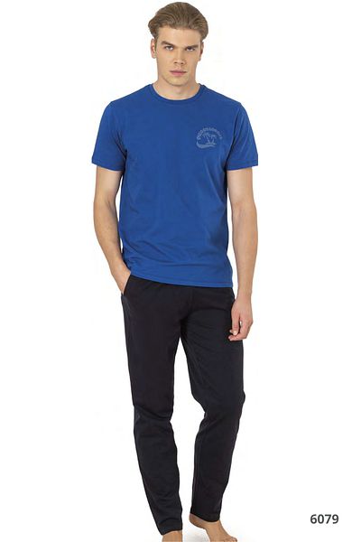 Pierre Cardin 2025 Spring-Summer Men's Short Sleeve Home Wear Pajama Set Ch.Pc.01.60.79