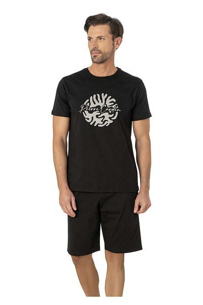 Pierre Cardin Men's Shorts-T-Shirt Home Wear Pajama Set -2 Li Set- Ch.Pc.01.60.74