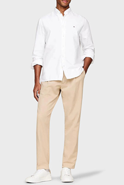 Tommy Hilfiger % 100 Pamuk Regular Fit Gömlek Erkek GÖMLEK MW0MW35774 YBR