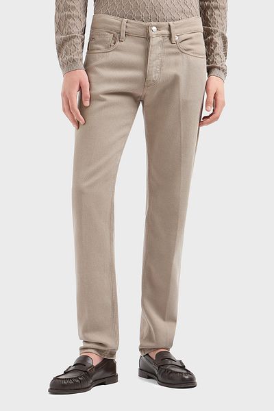 Emporio Armani Men's Skinny Fit Low Waist Straight Leg Jeans - Cotton Jeans Pants Em 000668   Af12631 U6167