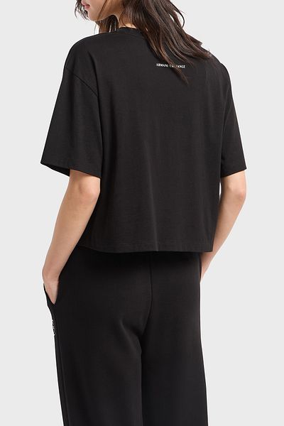 Armani Exchange Tricou Armani Exchage 100% bumbac, cu croială normală, cu decolteu, tricou XW 000321   AF10356 UC001