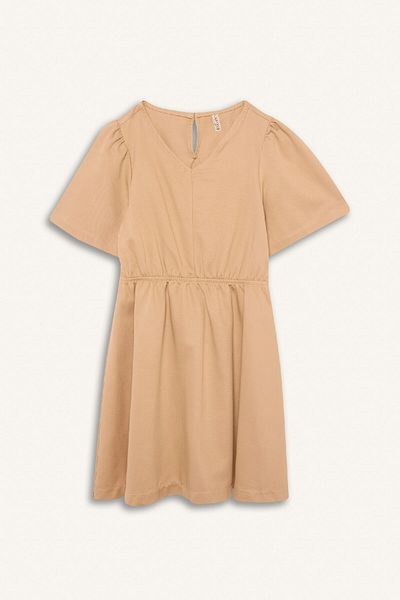 DeFacto Standard Fit Gabardine Kurzarmkleid E2645A825SM