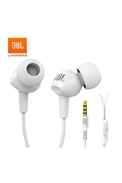 JBL C100SIUWHT Mikrofonlu Kulakiçi Kulaklık CT IE,Beyaz