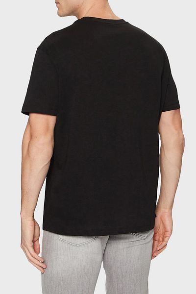 Armani Exchange Armani Exchage - Ανδρικό μπλουζάκι από 100% βαμβάκι με λεπτομέρεια από πέτρα, λαιμόκοψη, κανονική εφαρμογή XM 000325   AF10364 UC