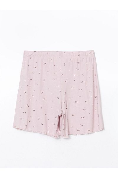 LC Waikiki Lcw Dream - Floral Print Shorts with Elastic Waist Pyjama Bottoms for Women
