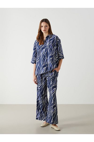 LC Waikiki Lcw Comfort Oversize Patterned Women's Shirt