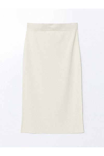 LC Waikiki Lcwaikiki Classic Women's Knitwear Skirt with Elastic Waist