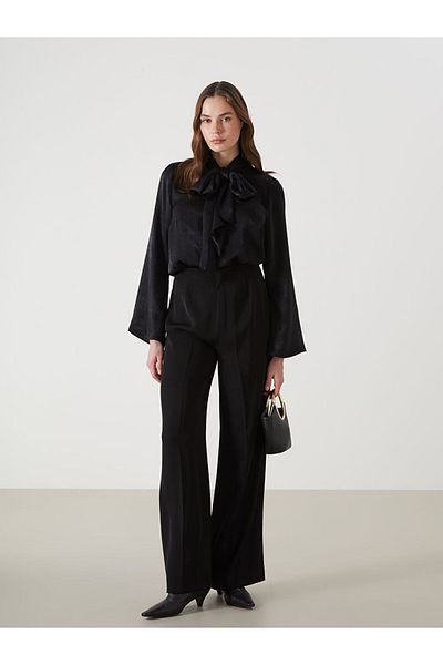 LC Waikiki Γυναικεία μπλούζα LCW Vision Tie Collar Satin