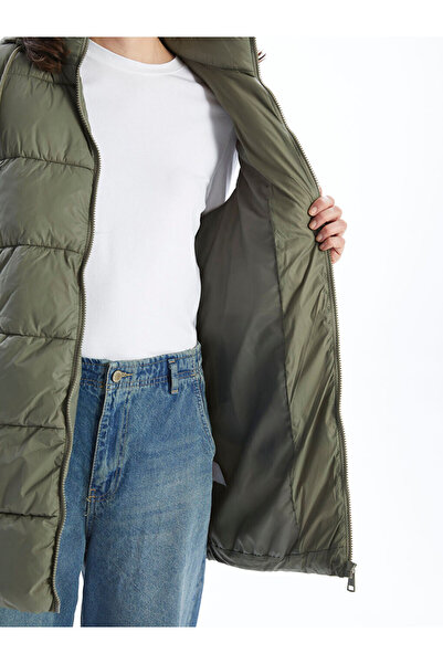 LC Waikiki Lcwaikiki Classic Hooded Women's Puffer Vest