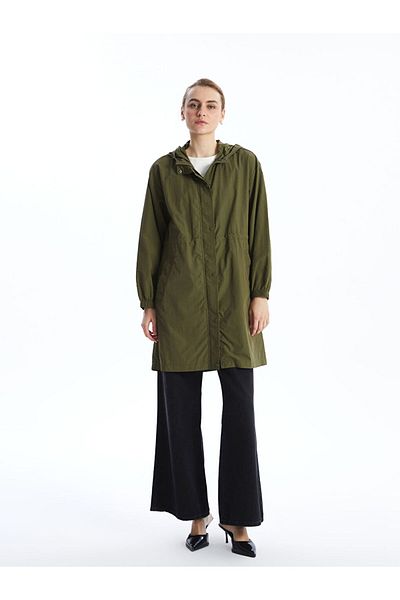 LC Waikiki Hooded Women's Raincoat