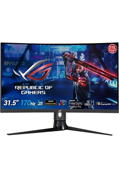 ASUS 31.5" Rog Strıx Xg32vc 2560x1440 1ms 170hz Dp/hdmı Sıyah Vesa Curved