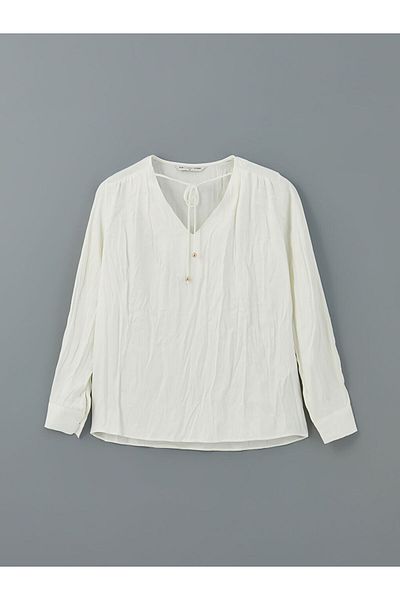 LC Waikiki Lcwaikiki Classic V-Neck Satin Women's Blouse