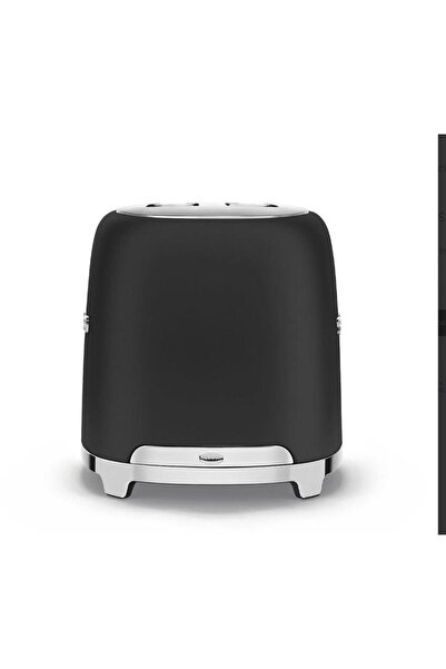 SMEG Retro Toaster Matte Black Tsf01Blmeu