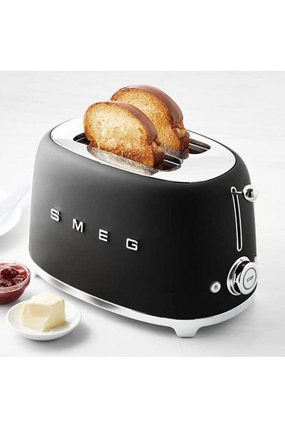 SMEG 50's Style Retro Toaster Black