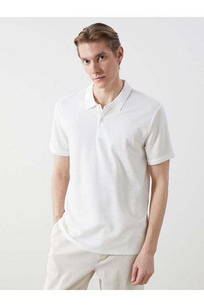 LC Waikiki Мъжка тениска с къс ръкав LCW Vision Polo Collar