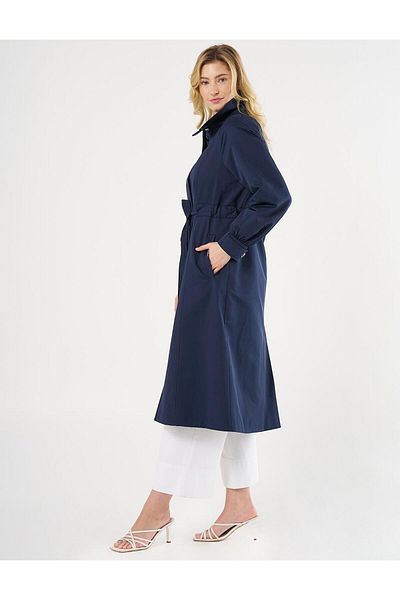 Kayra Παλτό με μανίκια σκούρο Navy Blue Raglan