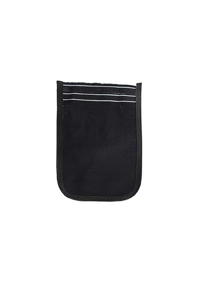 SepetBudur 2 Pieces Ottoman Thick Black Bathroom Hammam Pouch 25x17 Cm