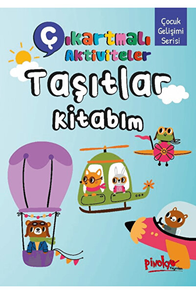 Pinokyo Yayınları كتابي للأنشطة والمركبات مع الملصقات / بوسي داي / منشورات بي...
