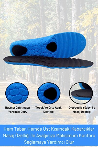 Lord Mountain Ortopedik Masaj Destekli Tabanlık,outdoor,günlük Kullanım Tabanlık,dayanıklı Tabanlık,erkek,kadın