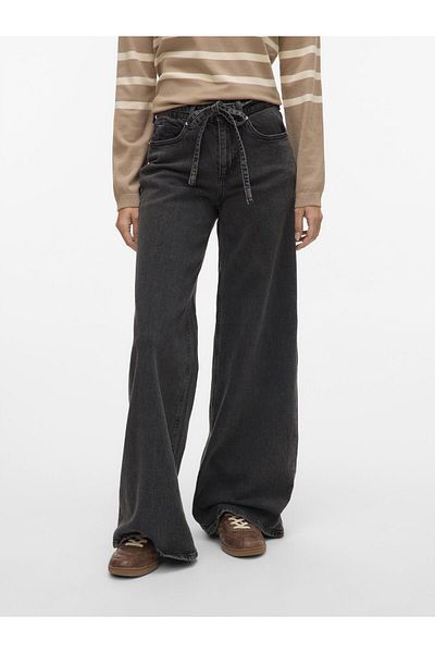 Vero Moda Weit geschnitten VMANNET Mid Rise Weiter Beinschnitt Jeans