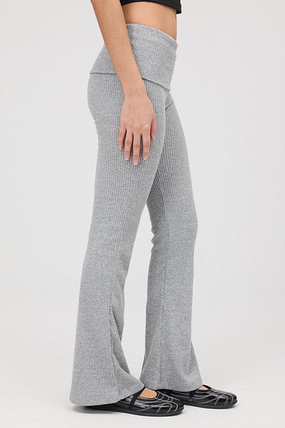 Addax Folded Waistband Knitwear Pants Pn114