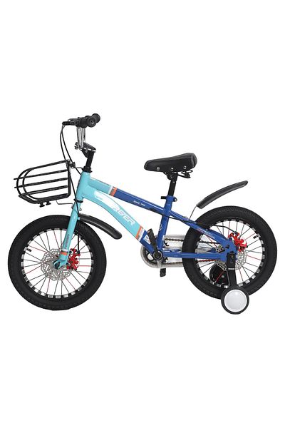 Endless Blue Carbon Steel Kids Bike | 5 - 8 Years | 18 Inch Bike with High Quality Training Wheels