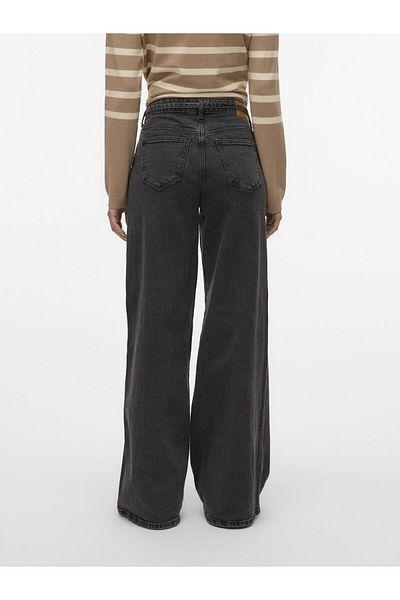 Vero Moda Weit geschnitten VMANNET Mid Rise Weiter Beinschnitt Jeans