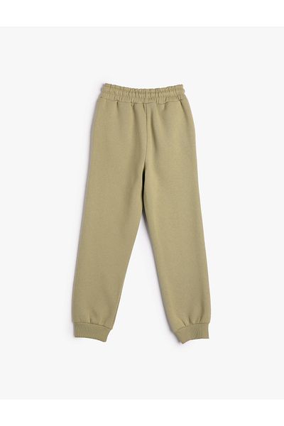 Koton Basic Jogger Sweatpants with Tie-Up Waist and Pockets