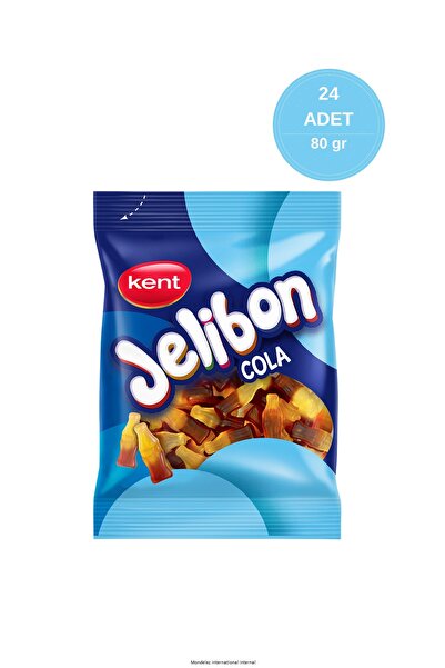 Jelibon Kola Aromalı Yumuşak Şekerleme 80 gr - 24 Adet