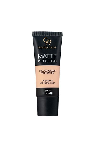 Golden Rose Matte Perfection Foundation Cool 02 Willow Essence & Grape Seed Oil Matte Foundation 35 ml