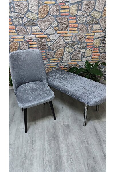 COVER TEKSTİL 4 SANDALYE 1 PUF KILIFI