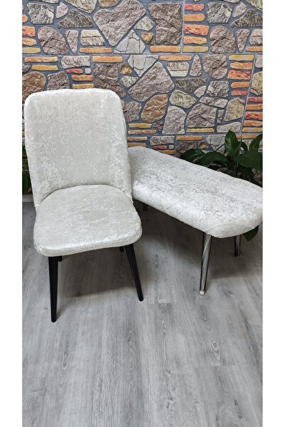 COVER TEKSTİL 4 SANDALYE 1 PUF KILIFI