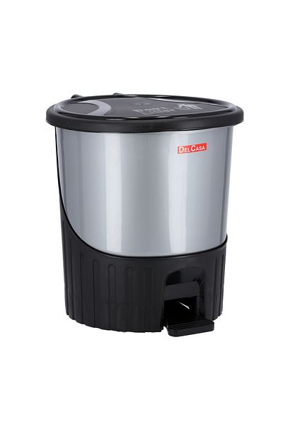 DELCASA 12L Easy Pedal Trash Bin