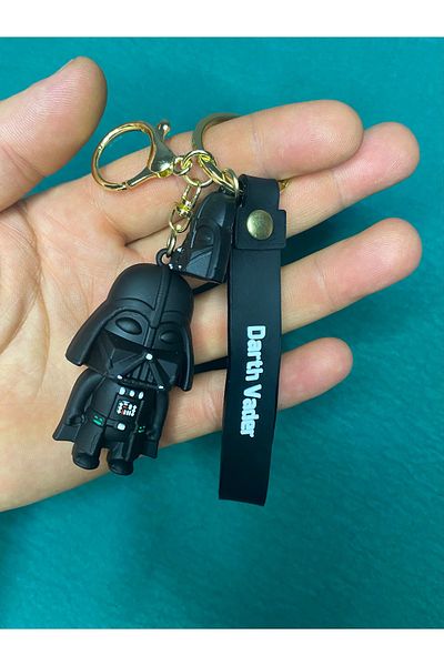 nss sky rock 3D Luxury Large Size Star Wars Darth Vader Silicone Keychain and Bag Accessory