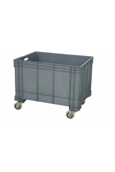 Mçb Group Tekerlekli Plastik Taşıma Kasası 70x50x45 Cm Çamaşır Sepeti 1.kalit...