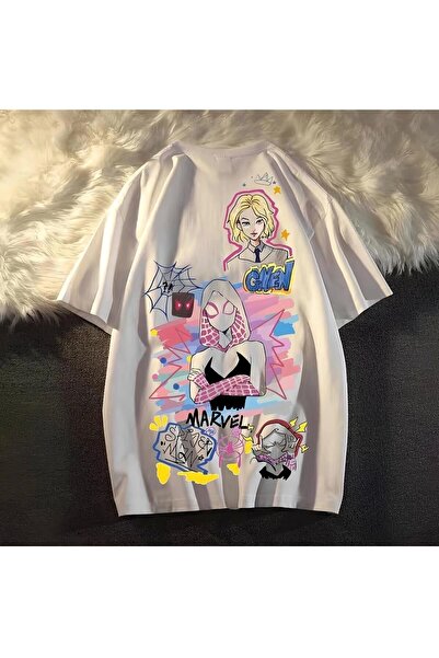 Violon Ulična odjeća Spider Girl, majica sa printom, oversize unisex
