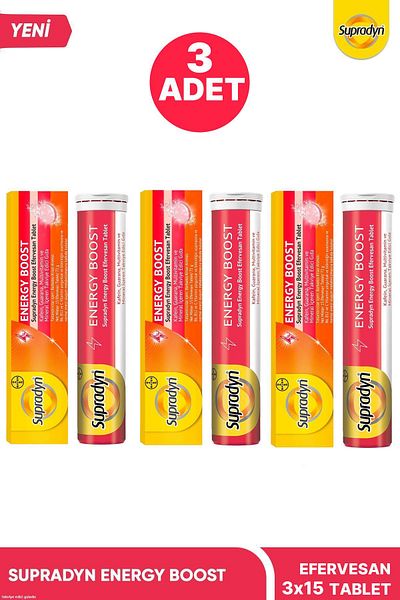 Supradyn Energy Boost Taef 15 Effervescent Tablet 3 Pcs