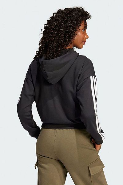 adidas Hanorac casual pentru femei Single Top W 3S Ft Fz Hd Je0052