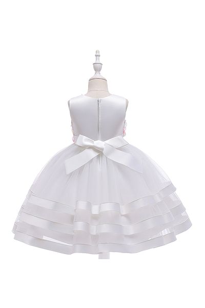 Mark & Mia Mark & Mia Rose Embellished and Bow Detailed Party Dress - White