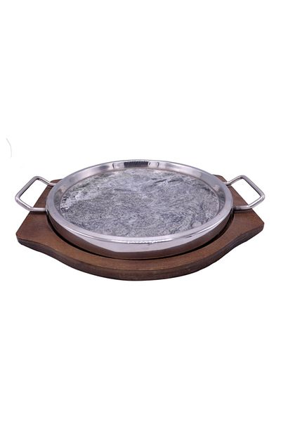 mastergold Stoneware Serving Tray Silver