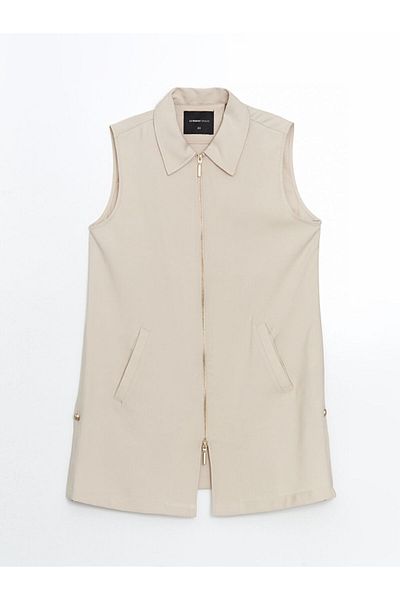 LC Waikiki Lcw Grace Jacket Collar Women's Classic Vest