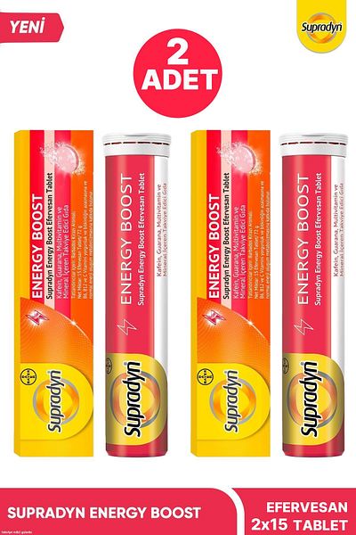 Supradyn Energy Boost Taef 15 Effervescent Tablet 2 Pcs