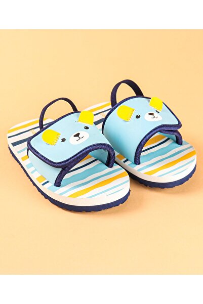 Babyoye شبشب بيبيوي مع حزام خلفي - أزرق