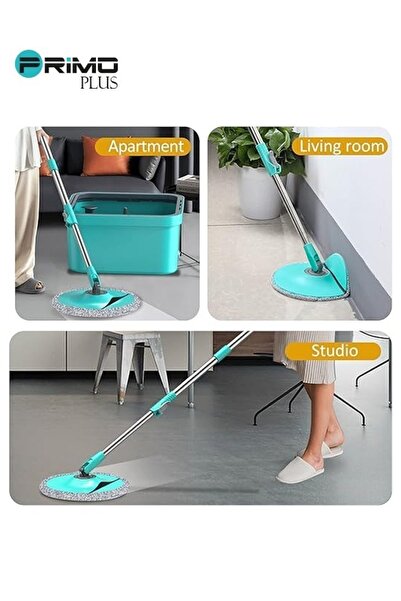 Primo Plus A wonderful rotating mop and bucket set with a circular shape for easy cleaning