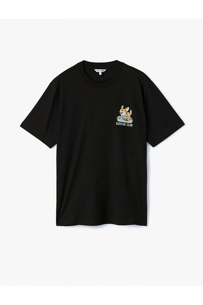 Koton Tricou cu mânecă scurtă din bumbac, cu croiala normală, cu imprimeu pentru câini