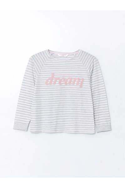 LC Waikiki Lcw Dream Crew Neck Embroidered Women's Sleepwear Top