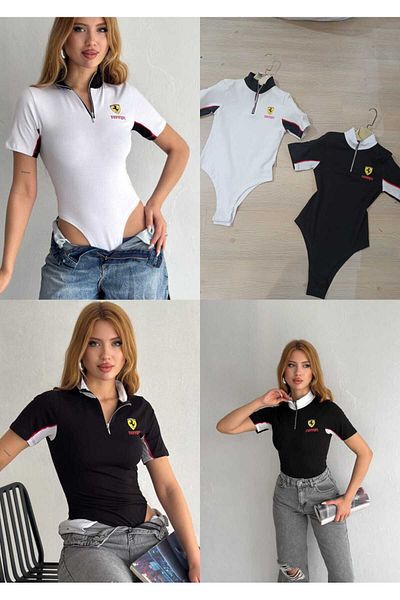 Touz Moda Κορμάκι μπλούζας με λογότυπο