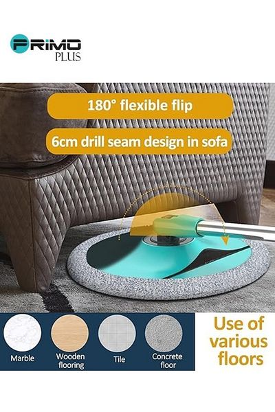 Primo Plus A wonderful rotating mop and bucket set with a circular shape for easy cleaning